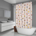 Cute Emoticon Stuff Pattern Shower Curtain